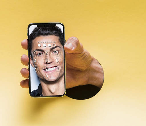 Cristiano Ronaldo Lock Screen 3 تصوير الشاشة