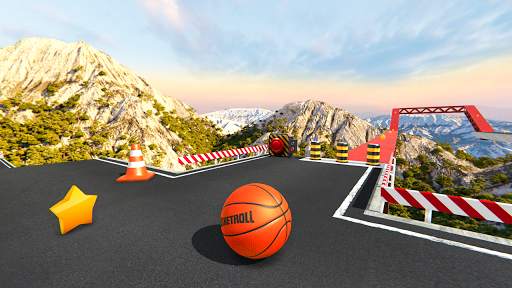 BasketRoll: Rolling Ball Game 3 تصوير الشاشة