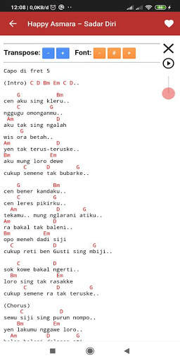 Chord Gitar Lagu Indonesia screenshot 7