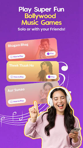 GaanaP - Bollywood Music Games screenshot 1