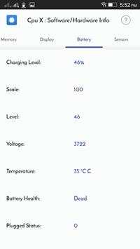 CPU X : Software/Hardware info screenshot 5