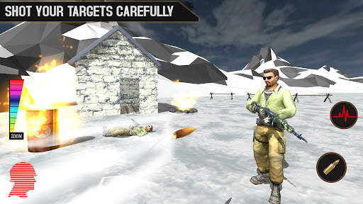 Sniper Gun Shooting Battle War screenshot 13
