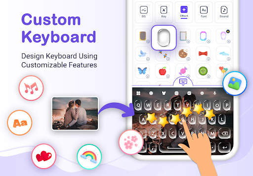 My Photo Keyboard themes, Font screenshot 3