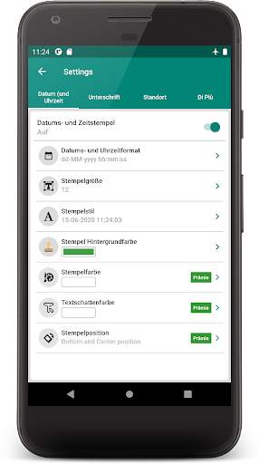 Kamera-Zeitstempel screenshot 2