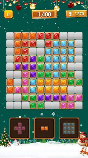 Christmas Block Puzzle Games - Clash of Bricks screenshot 7