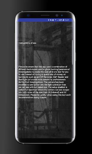 Spirit Cam (EMF, EVP, Flashlight) toolkit screenshot 1