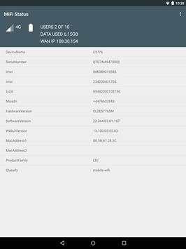 MiFi Status screenshot 3