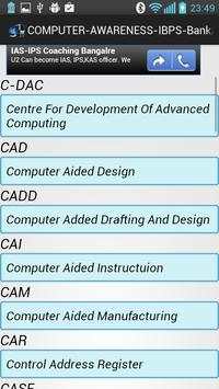 Computer Awareness IBPS-PO-SSC screenshot 7