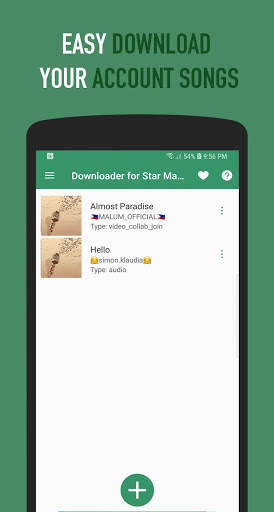 Downloader for Star Maker screenshot 1