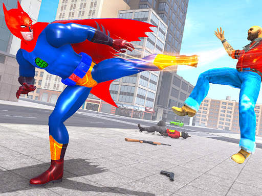Bat Rope Hero City Rescue Game screenshot 9