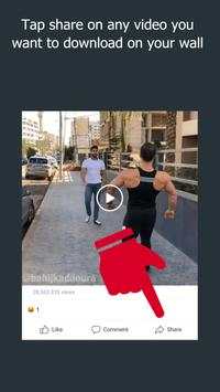 Downloader For Facebook 2018 screenshot 1
