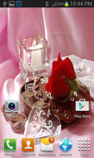 Candle Rose Live Wallpaper screenshot 2