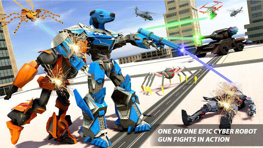Dog Robot Transform: Real Drone Robot War screenshot 3