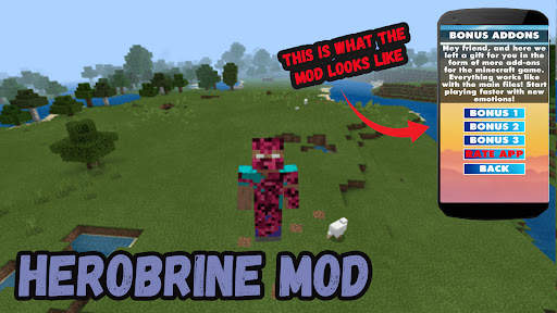 Herobrine Mod For Minecraft PE screenshot 4