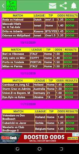 5+ODDS DAILY screenshot 1