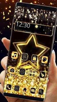Goldene verführerische Star Wallpapers Theme screenshot 3