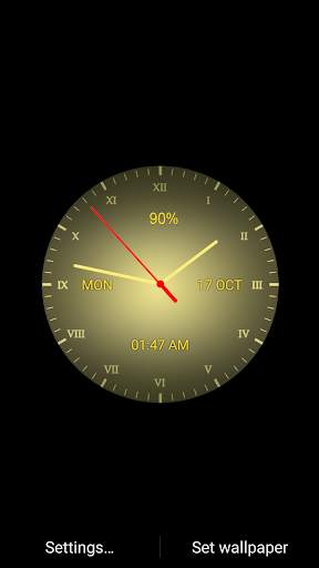 Analog clock Live WP screenshot 3