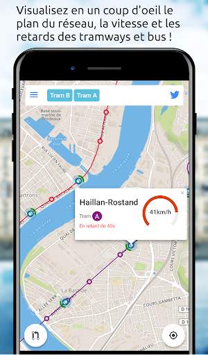 Transports Bordeaux Tram Bus Real Time ODOS screenshot 9