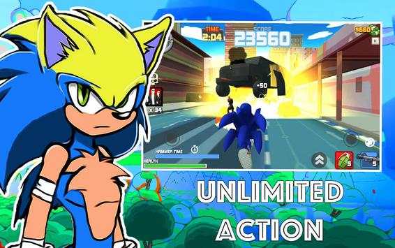 Sonic Generation Dash : Shoot Action Game скриншот 1