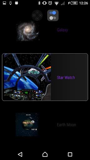 Star Watch Clock skin screenshot 4