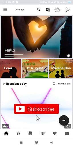 i Vid - India Ka App скриншот 1