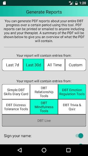 DBT Emotion Regulation Tools screenshot 8