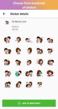 Couples Stickers - Studio3 - WAStickerApps screenshot 5