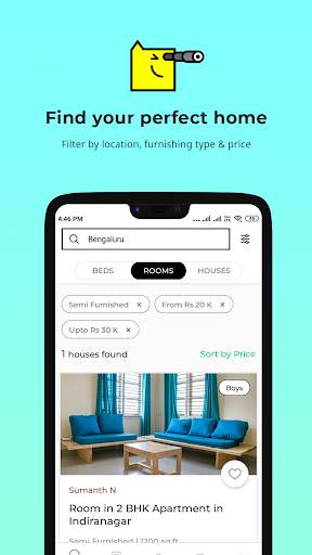 Nestaway- Rent a House, Room or Bed screenshot 1
