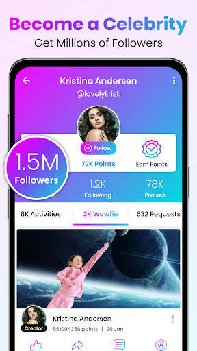 Wowfie Social - Photo Editor 2 تصوير الشاشة