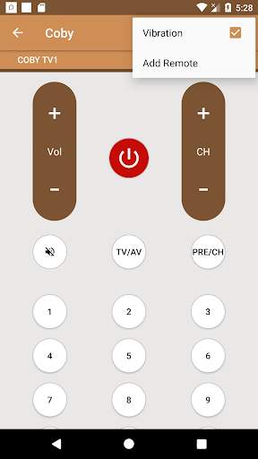 Universal TV Remote स्क्रीनशॉट 1