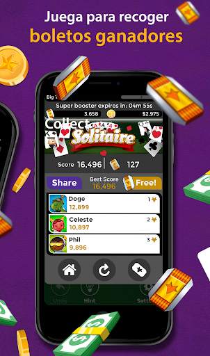 Solitario - Gana dinero screenshot 3