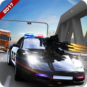 Police Shooting Road Chase icon