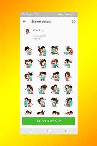 WA Love Stickers app screenshot 6