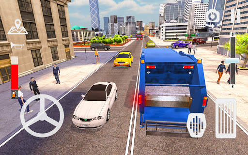 Garbage Truck Driver 2020 Games: Dump Truck Sim screenshot 2