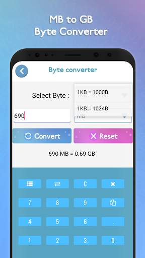 MB to GB Converter : Byte Converter screenshot 4