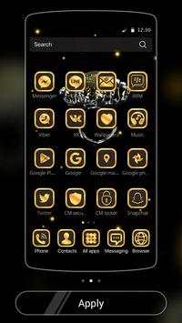 Gold Theme black gold diamond screenshot 2