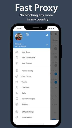 G Plus Messenger |  تلگرام ضد فیلترجم پلاس screenshot 2