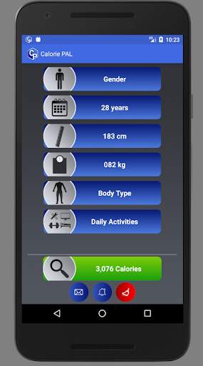 Calorie PAL screenshot 1