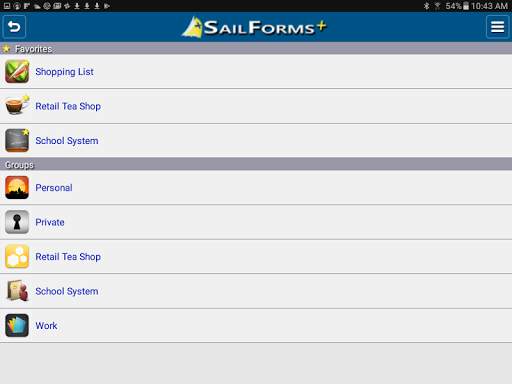 SailformsPlus Forms Database скриншот 10