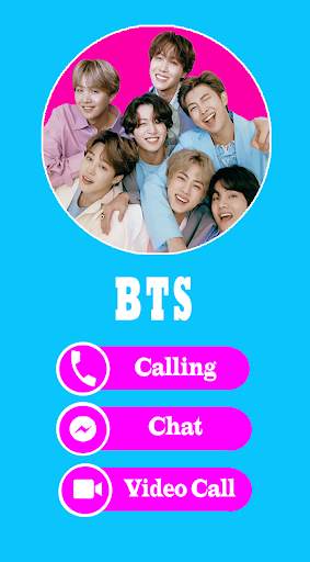 BTS Kpop Video Call & chat Simulator screenshot 1