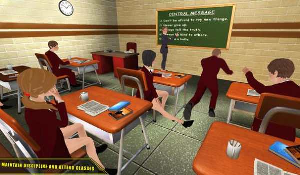 High School Girl Simulator 2018 Happy Family Games screenshot 9