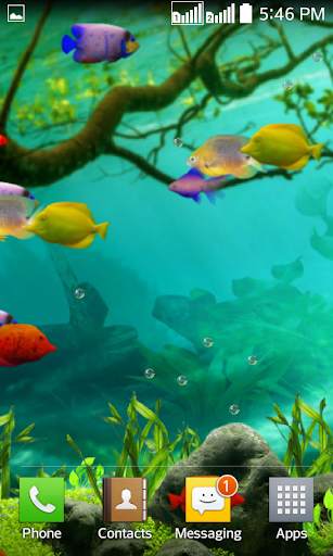 Fishes Live Wallpaper 2021 - Aquarium Koi Bgs screenshot 2