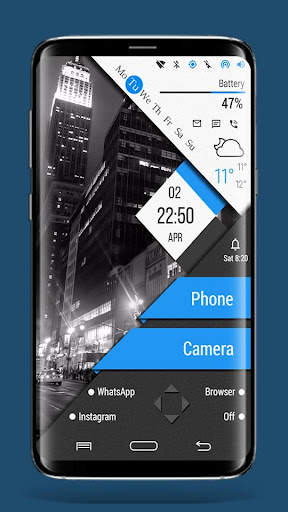 Rhombus RH Theme for Total Launcher screenshot 1