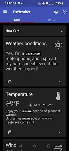 FuWeather screenshot 1