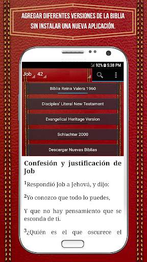 Bible RVR 1995, Reina Valera 1995 (Spanish) Free screenshot 6