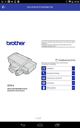 Brother GT/ISM Support App screenshot 10