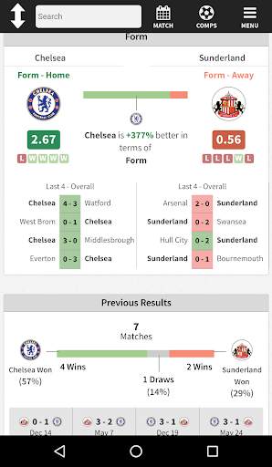 FootyStats Lite - Soccer Stats screenshot 3