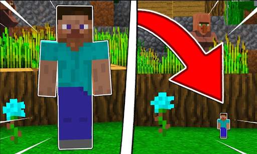 Player Shrink mod for Minecraft PE screenshot 3