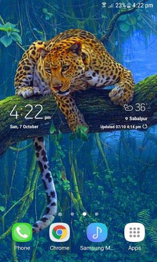 Jungle Leopard Live Wallpaper screenshot 1