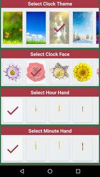 Flower Clock Live Wallpaper screenshot 3